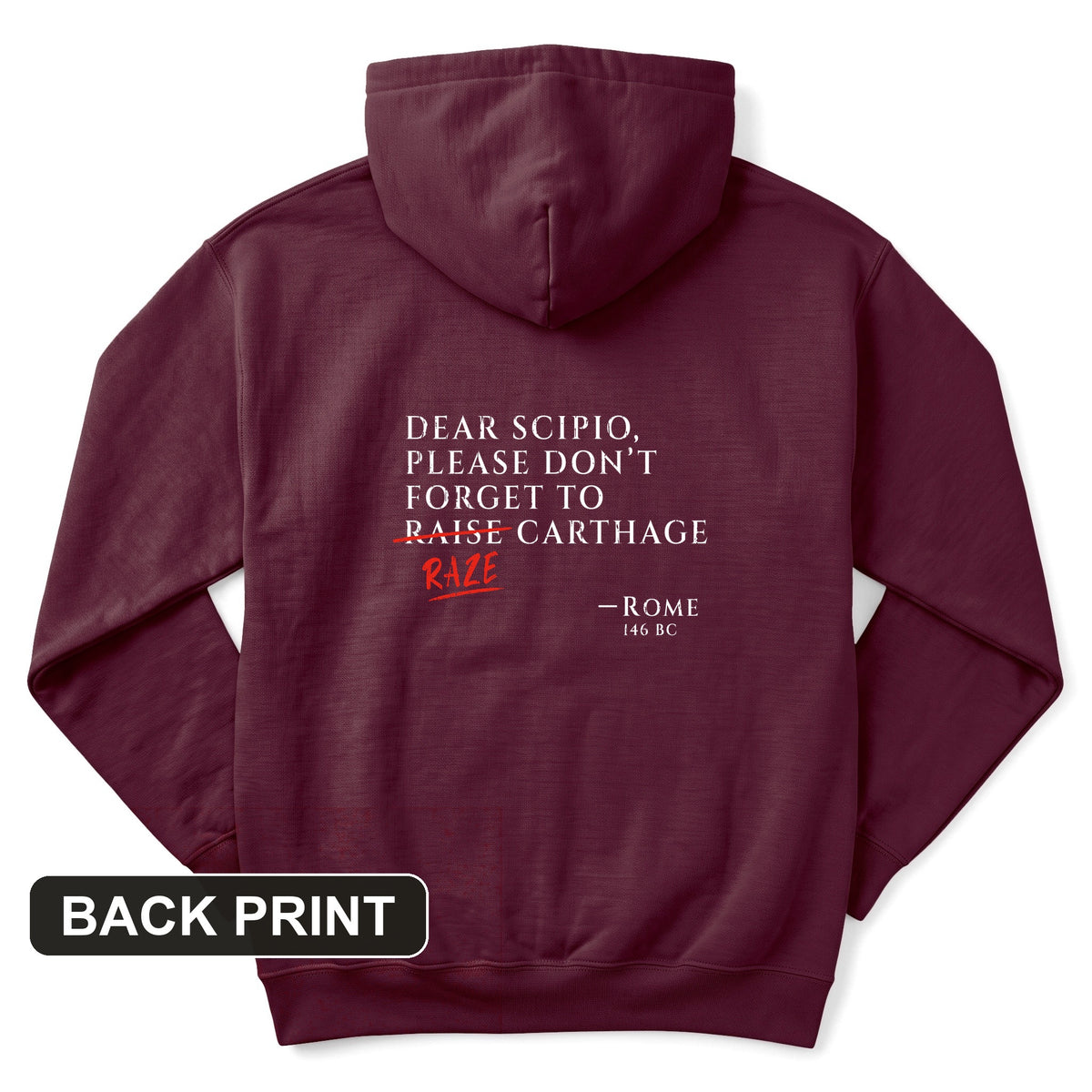 Raze Carthage Back Print Hoodie