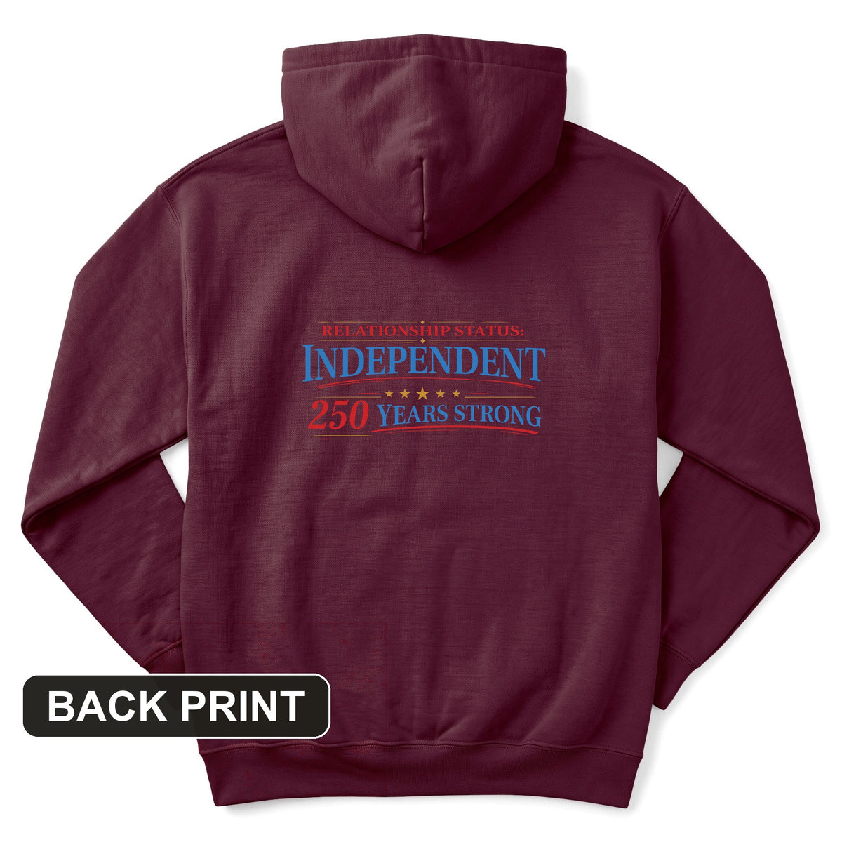 Relationship Status Back Print Hoodie