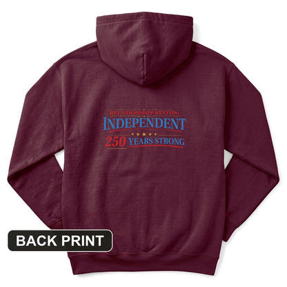 Relationship Status Back Print Hoodie
