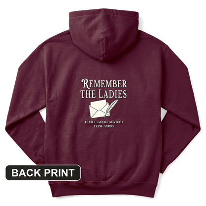 Remember The Ladies Back Print Hoodie