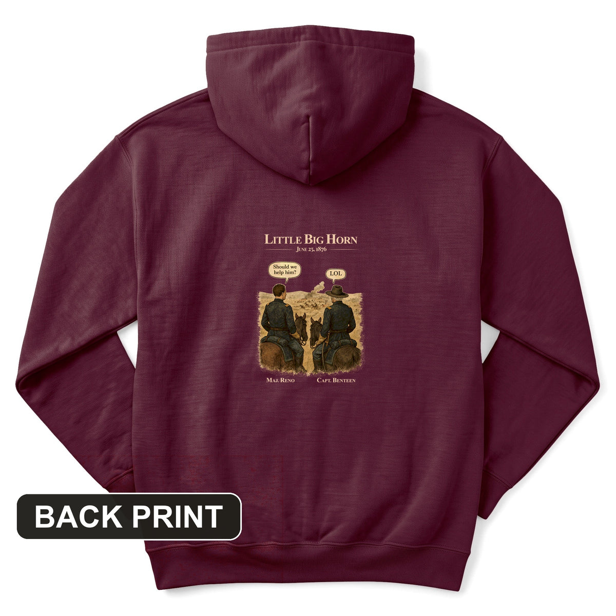 Reno and Benteen Back Print Hoodie