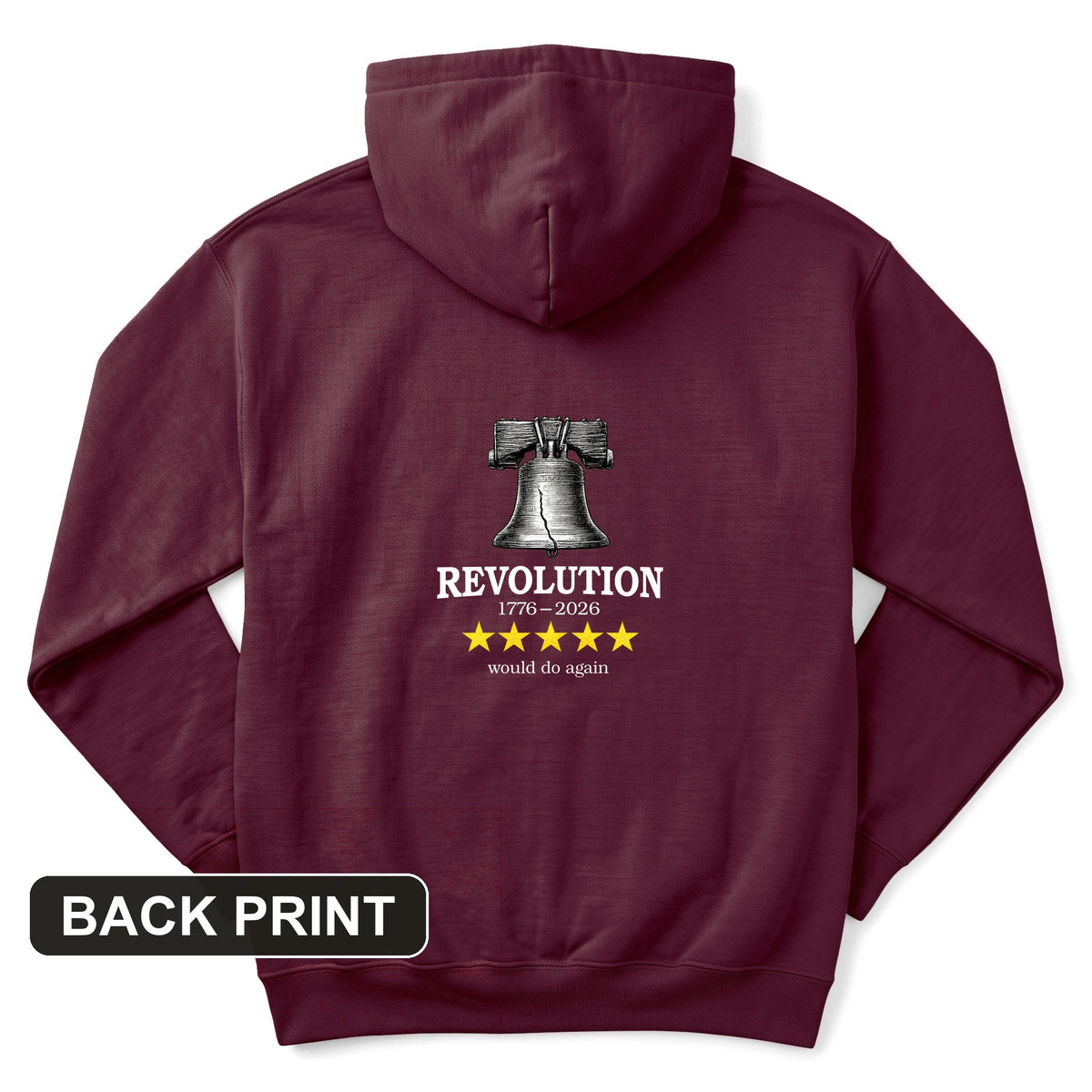 Revolution Back Print Hoodie