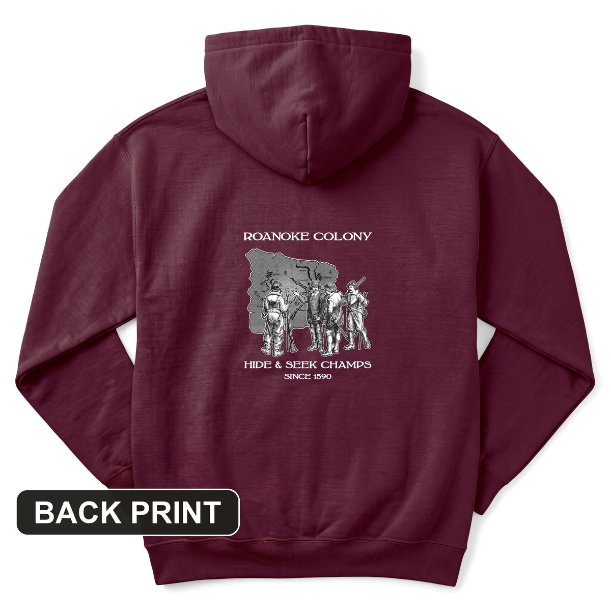 Roanoke Back Print Hoodie