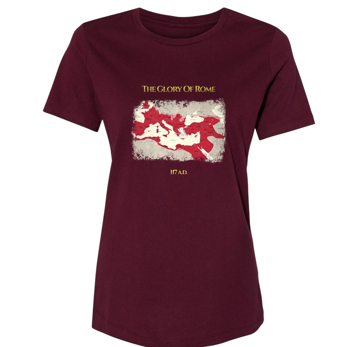 Roman Empire Map Women's T-Shirt