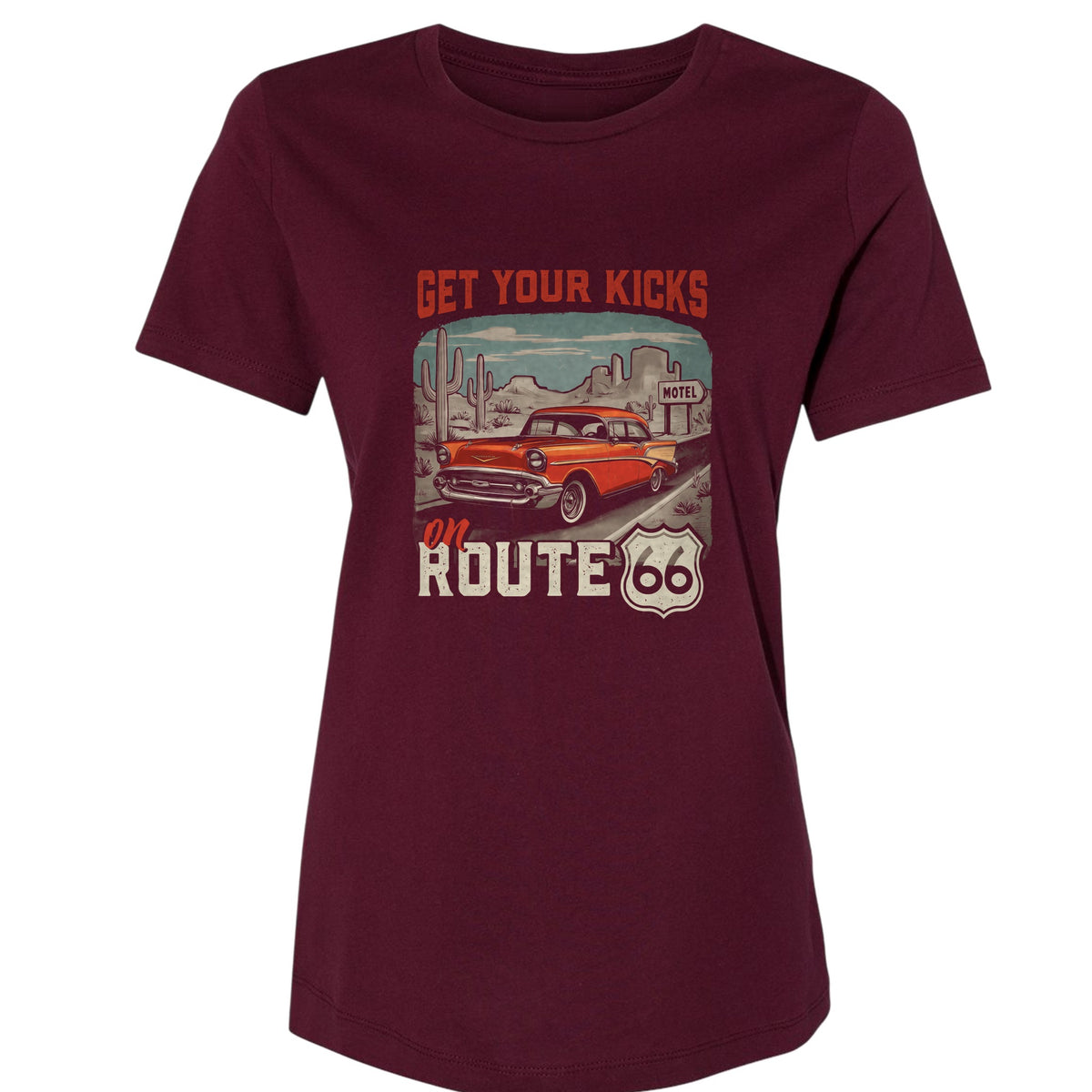 Route 66 Billboard Women's T-Shirt