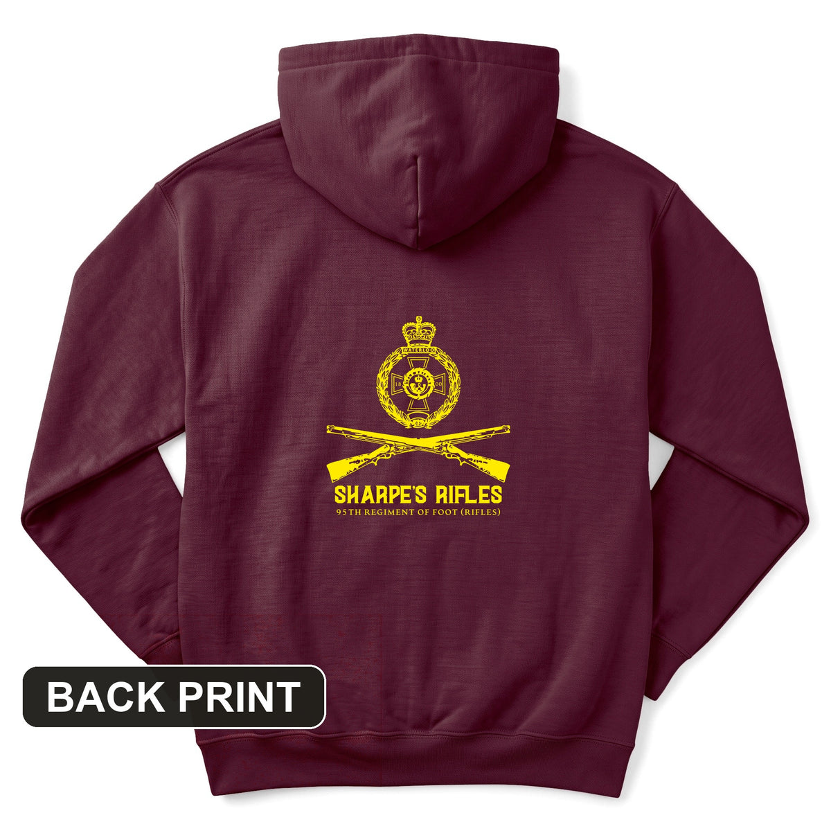 Sharpe's Rifles Back Print Hoodie