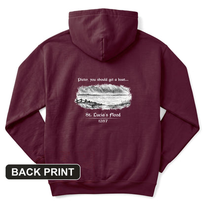 St Lucia Flood Back Print Hoodie