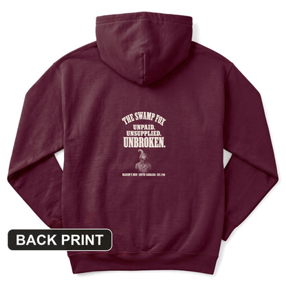 Swamp Fox Unbroken Back Print Hoodie