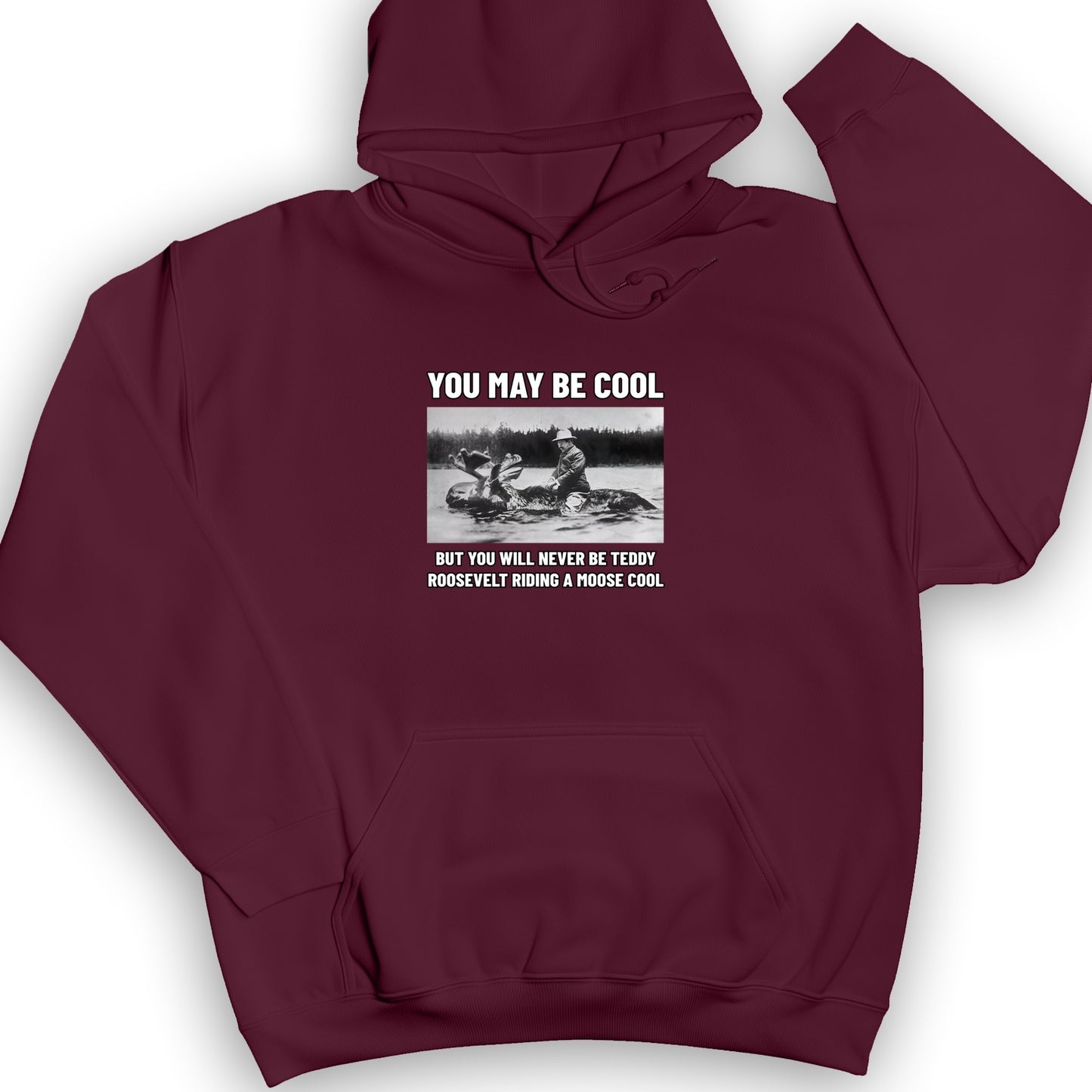 Teddy Riding Moose Hoodie