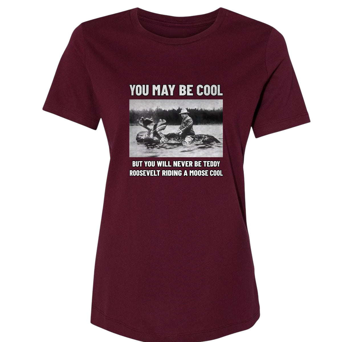 Teddy Riding Moose Women's T-Shirt