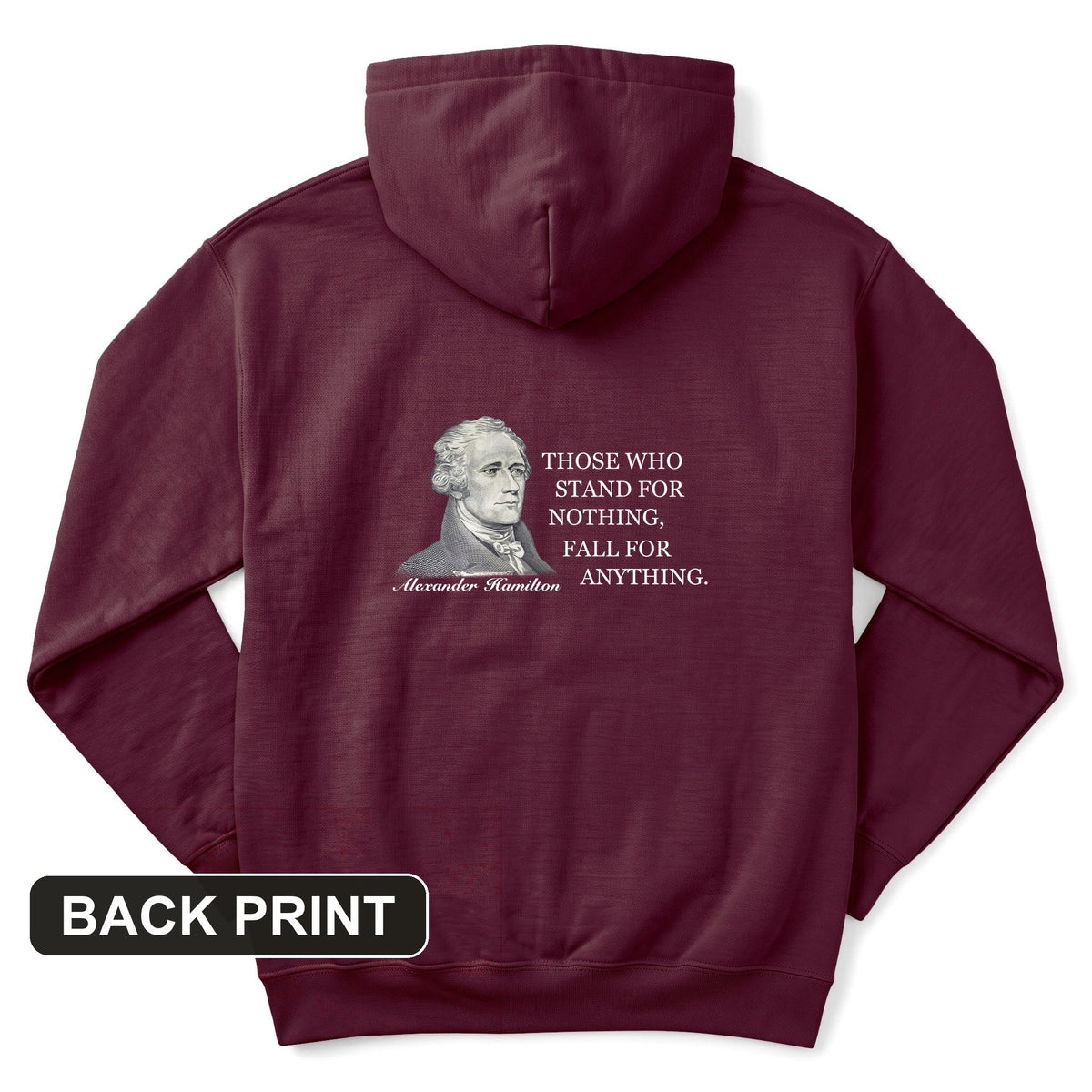 Those Who Stand For Back Print Hoodie