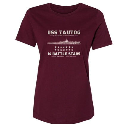USS Tautog 14 Battle Stars Women's T-Shirt