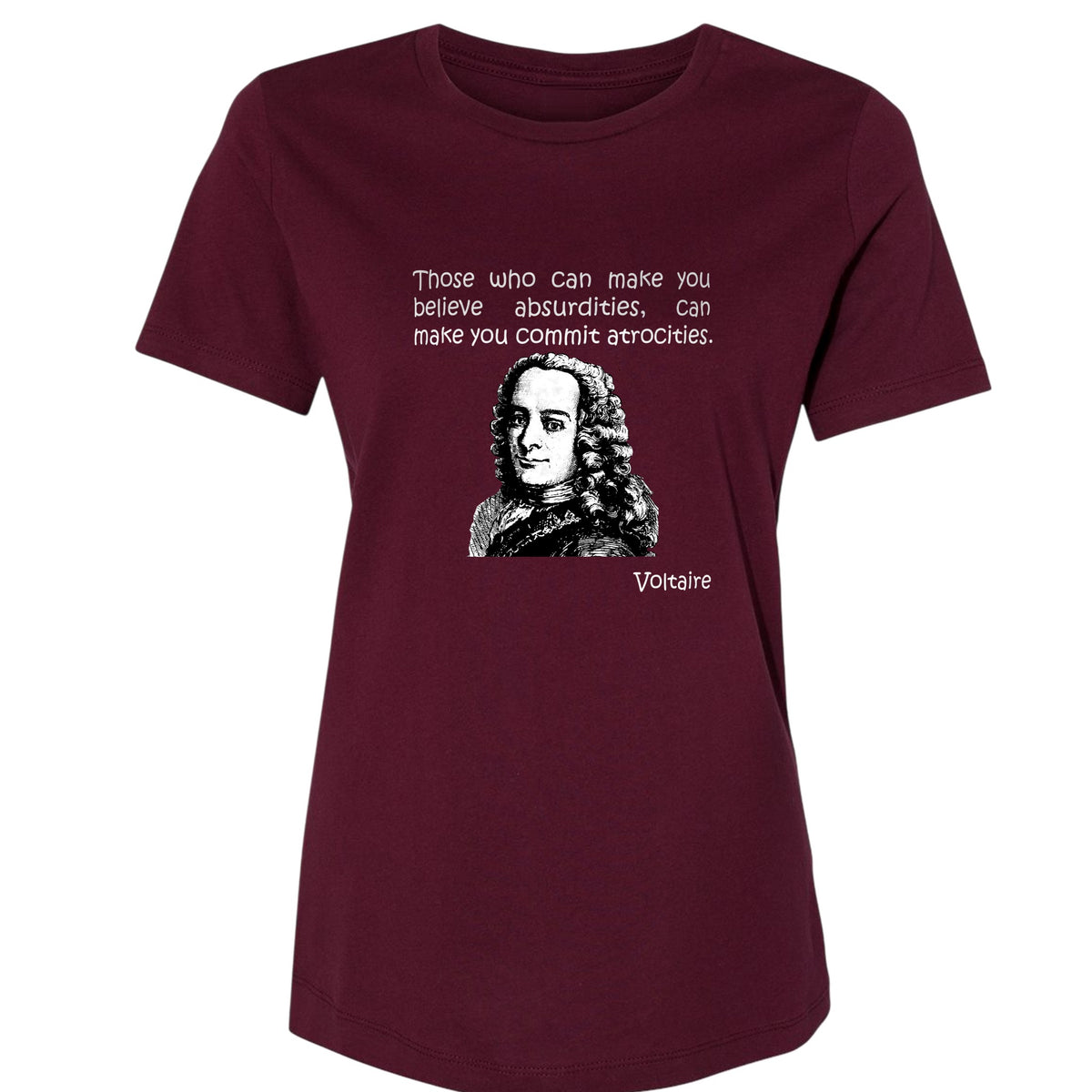 Voltaire Absurdities Women's T-Shirt