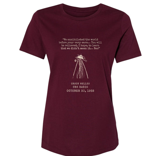 War Of The Worlds Boo Women's T-Shirt