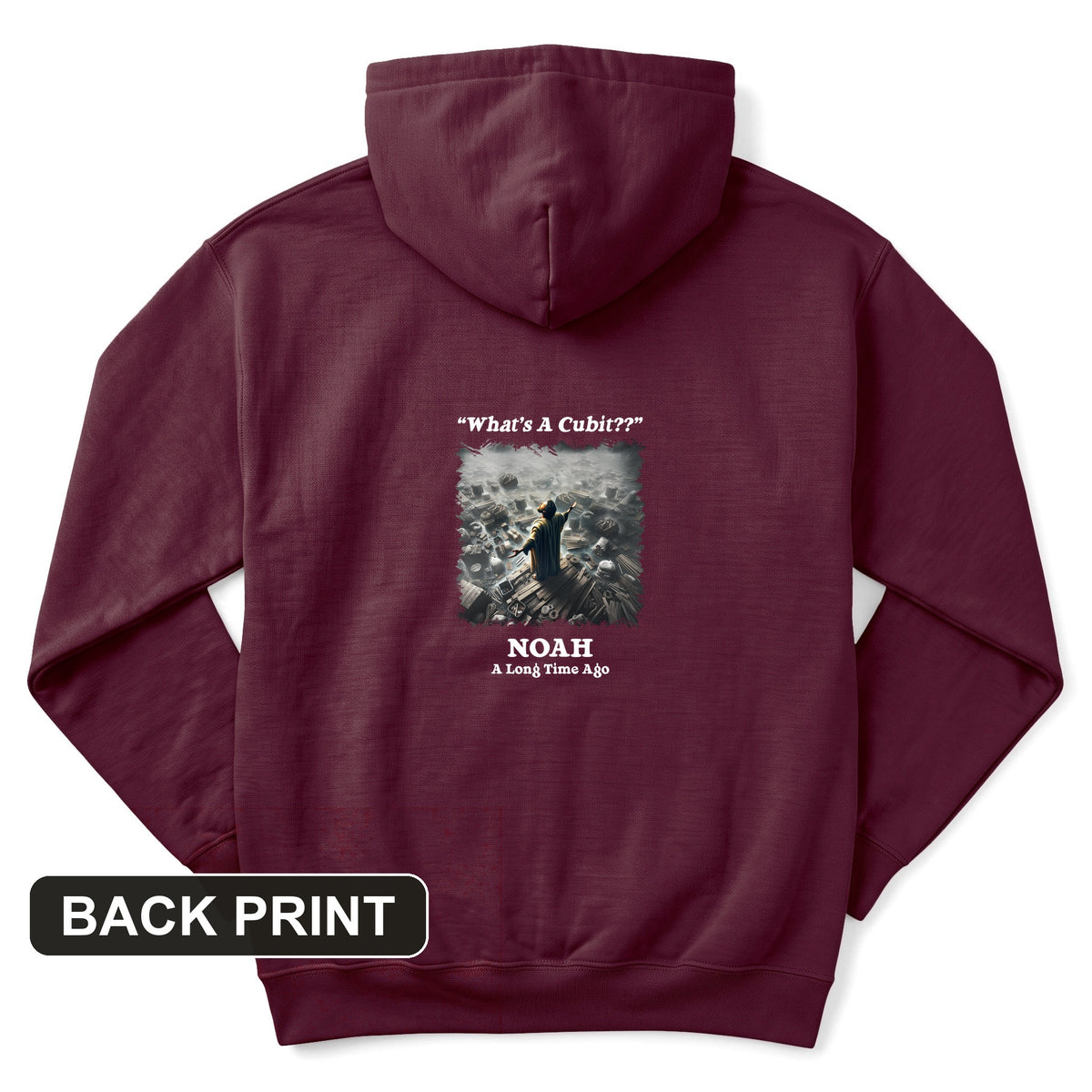 What's A Cubit Back Print Hoodie