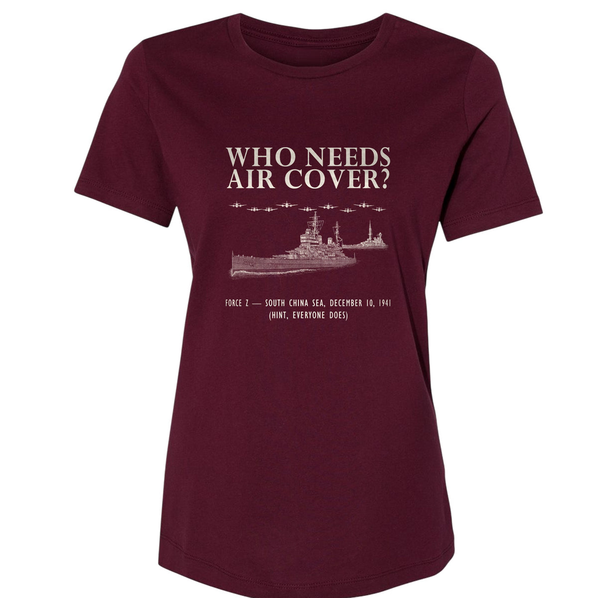 Who Needs Air Cover Women's T-Shirt