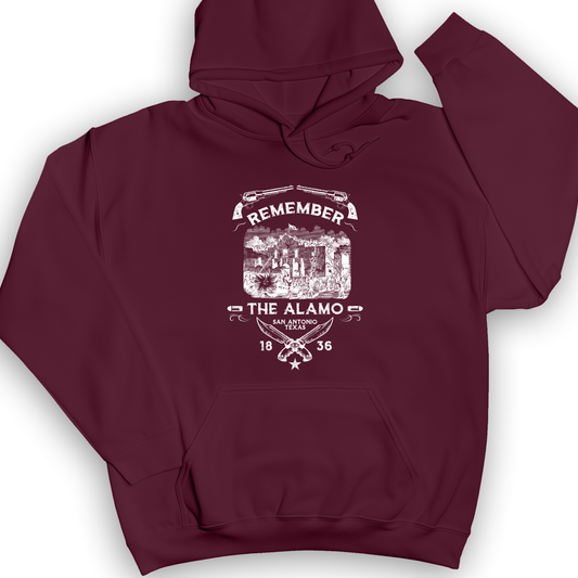 Remember the Alamo 1836 Hoodie