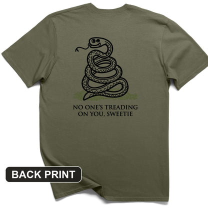 No One's Treading On You, Sweetie Back Print T-Shirt