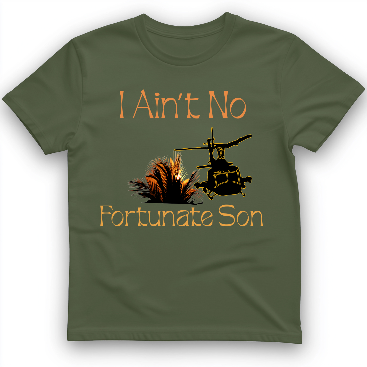 Fortunate Son T-Shirt Military Green / S