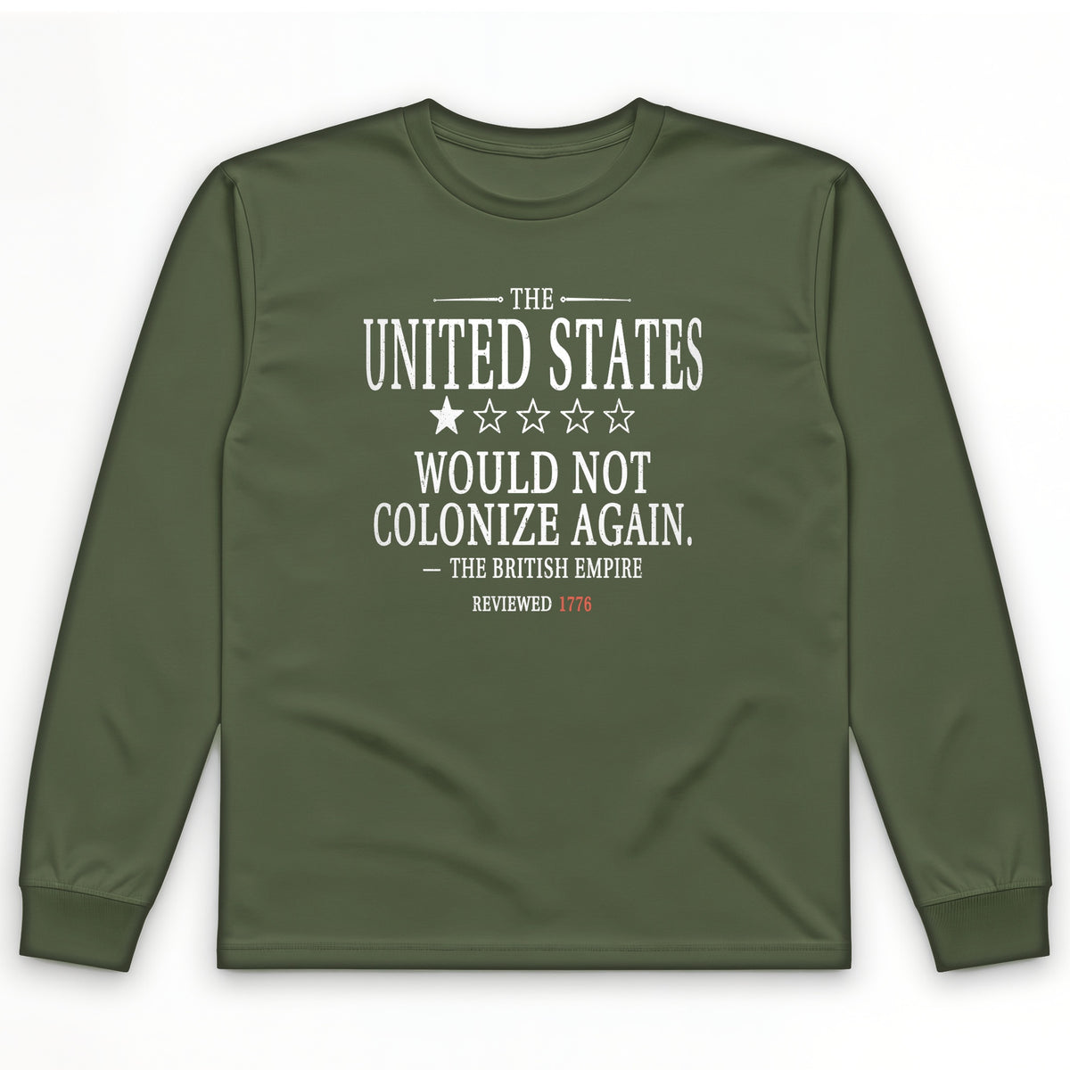 1 Star US Long Sleeve T-Shirt