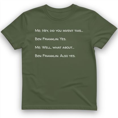 Ben Franklin Inventor T-Shirt