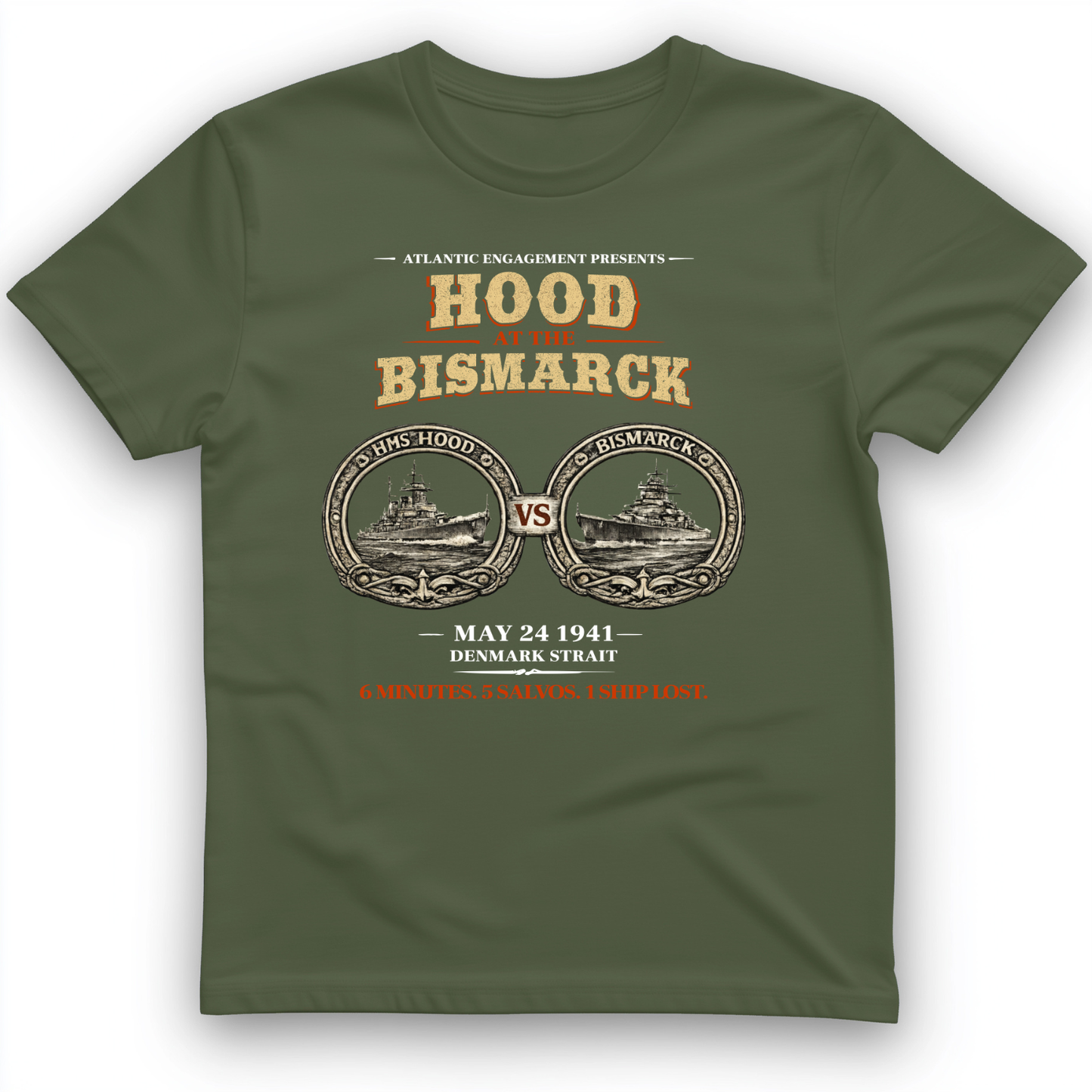 Hood vs Bismark T-Shirt