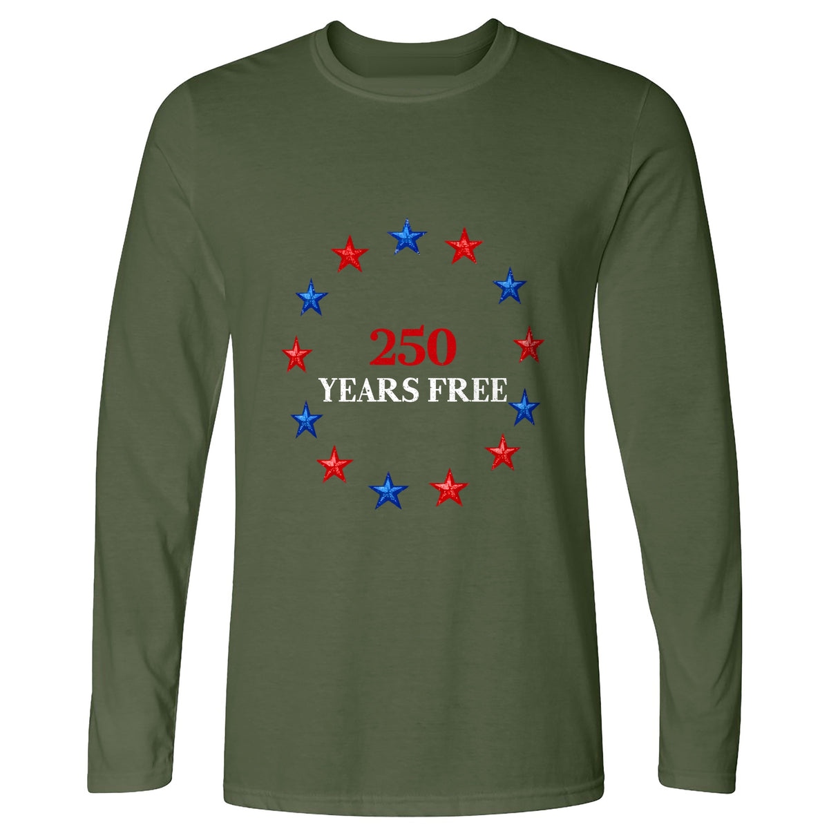 250 Years Free Long Sleeve T-Shirt