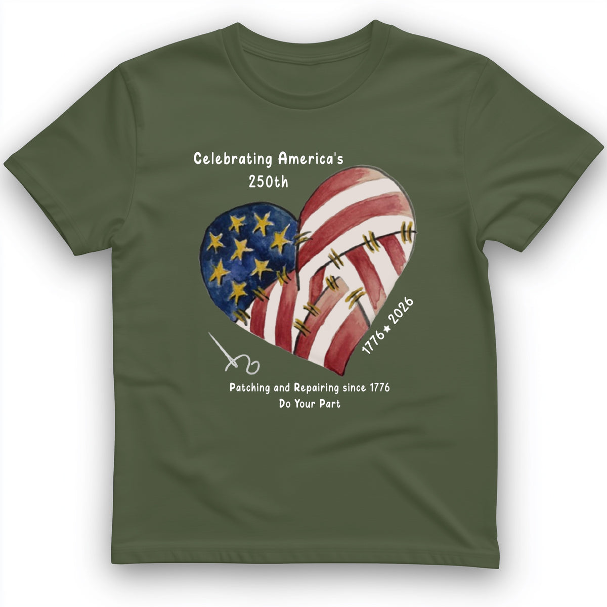 250th Heart T-Shirt