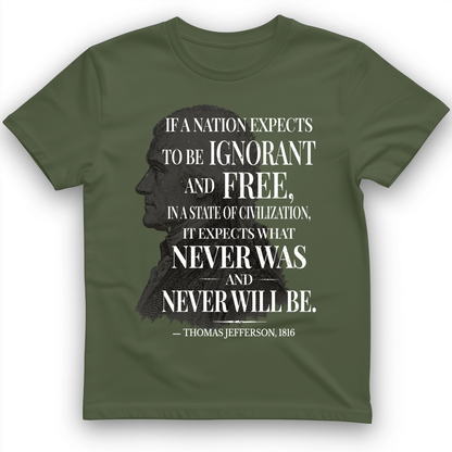 Ignorant and Free T-Shirt