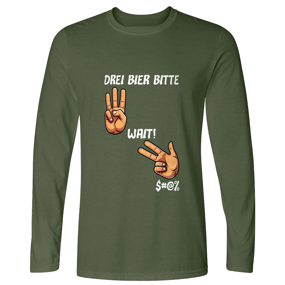 3 Beers Long Sleeve T-Shirt