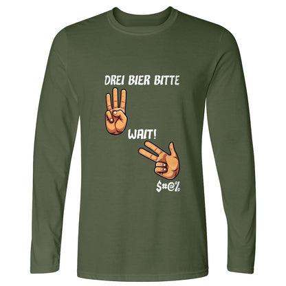 3 Beers Long Sleeve T-Shirt