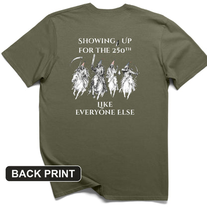 4 Horsemen 250th Back Print T-Shirt