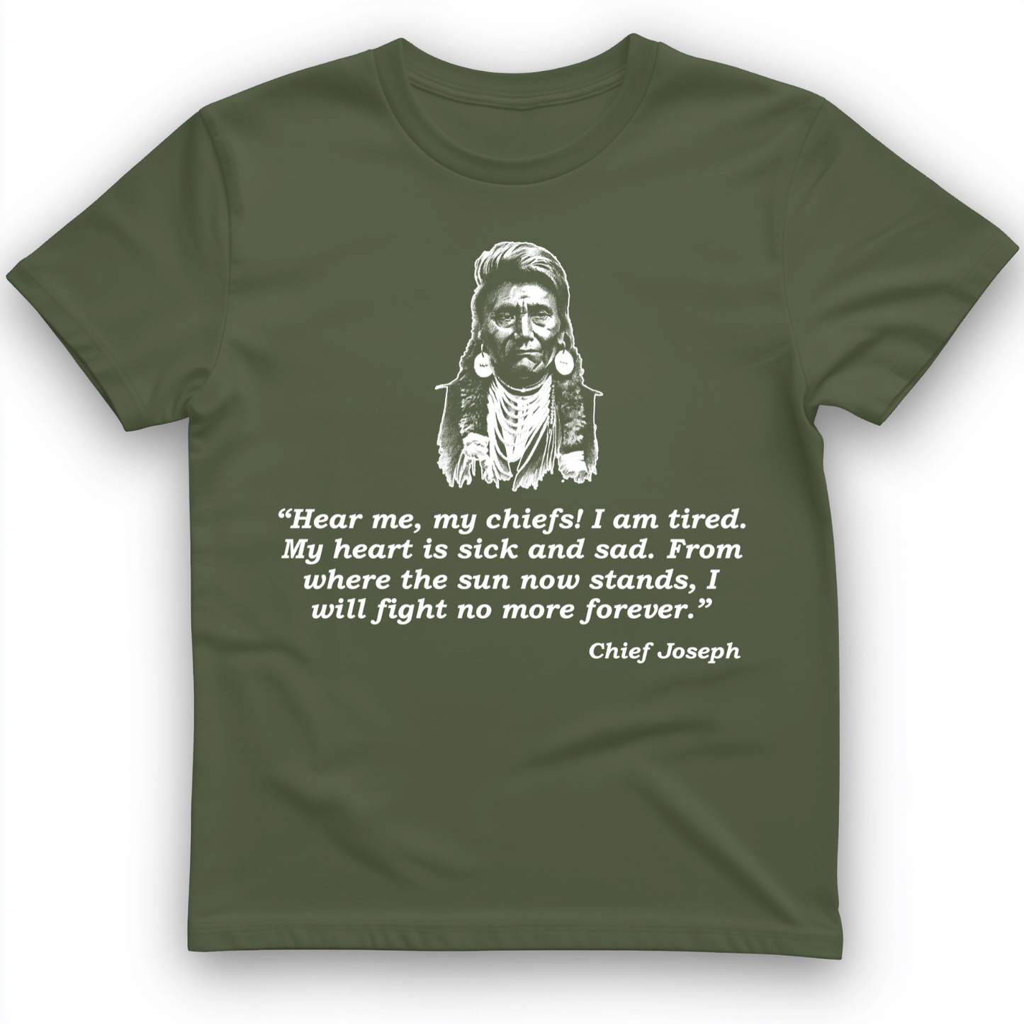 Chief Joseph Fight No More T-Shirt