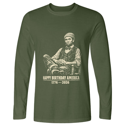 Abe Beanie Long Sleeve T-Shirt