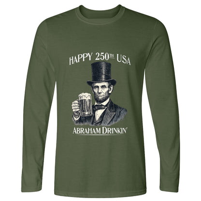 Abraham Drinkin Long Sleeve T-Shirt
