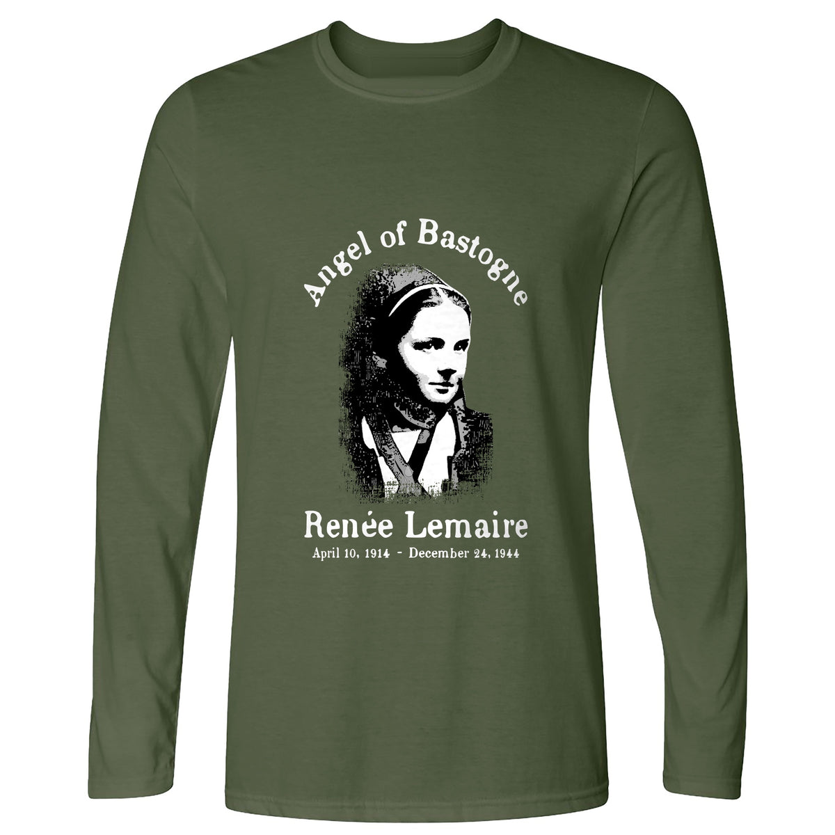 Angel of Bastogne Long Sleeve T-Shirt