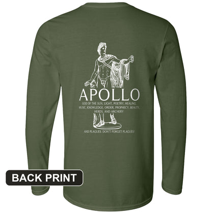 Apollo Back Print Long Sleeve T-Shirt