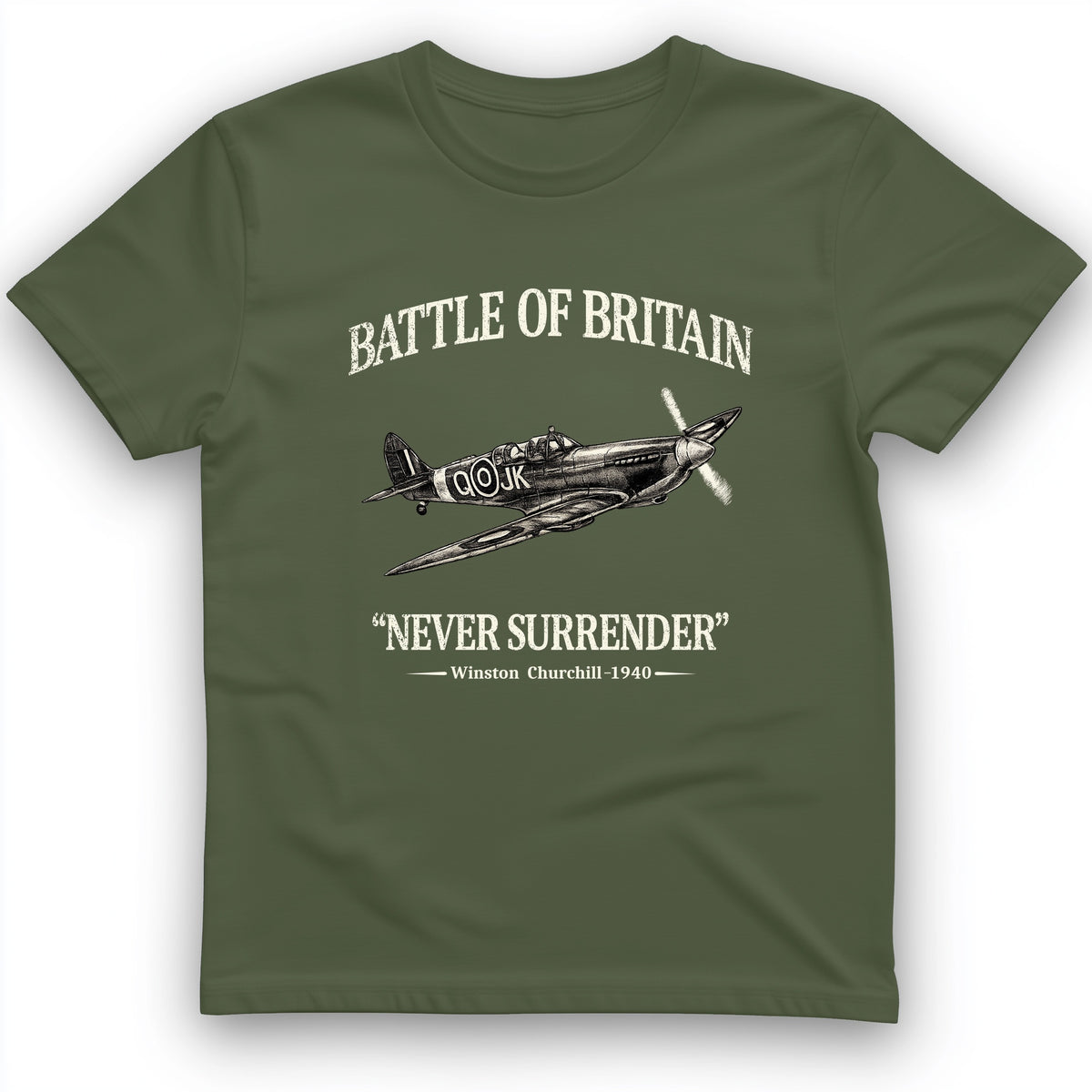 Battle of Britain Never Surrender T-Shirt