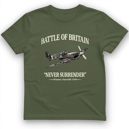Battle of Britain Never Surrender T-Shirt