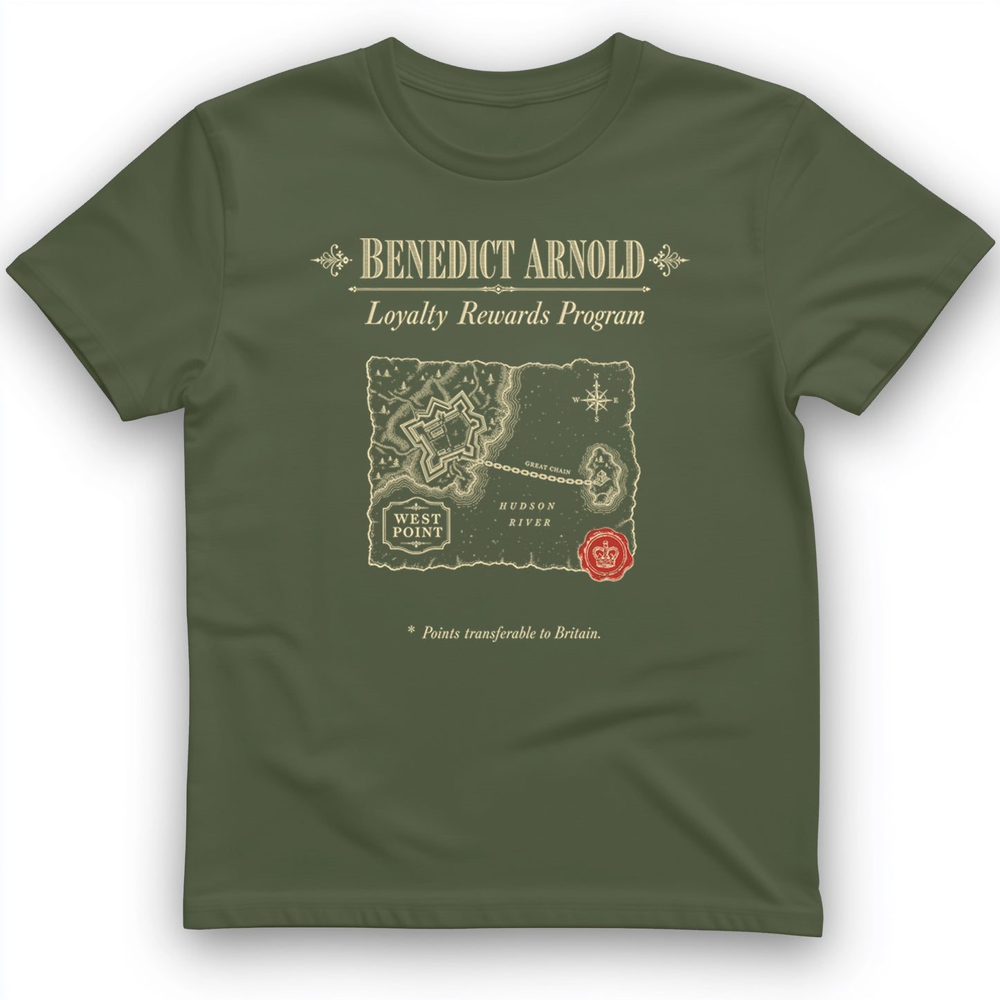 Benedict Arnold Loyalty Rewards Program T-Shirt