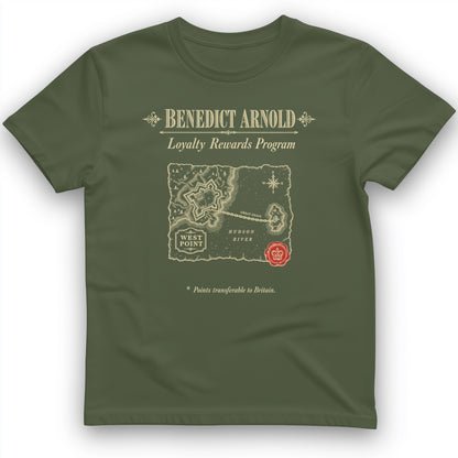 Benedict Arnold Loyalty Rewards Program T-Shirt