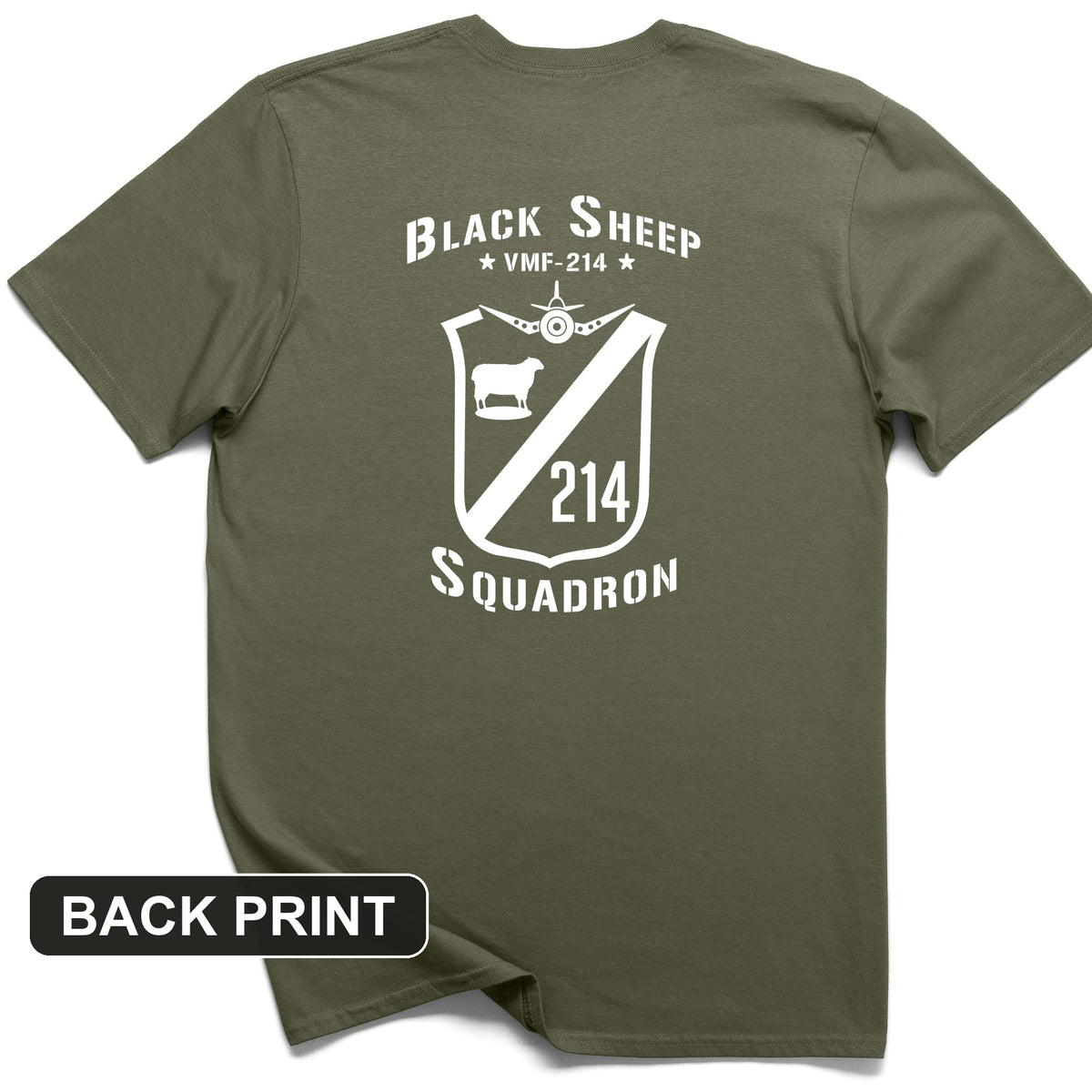 Black Sheep Back Print T-Shirt