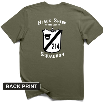 Black Sheep Back Print T-Shirt