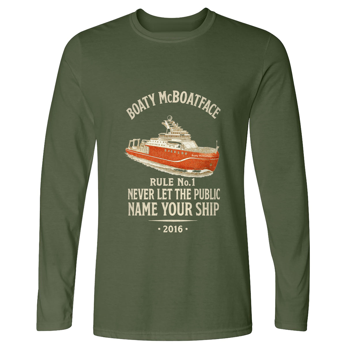 Boaty McBoatface Long Sleeve T-Shirt