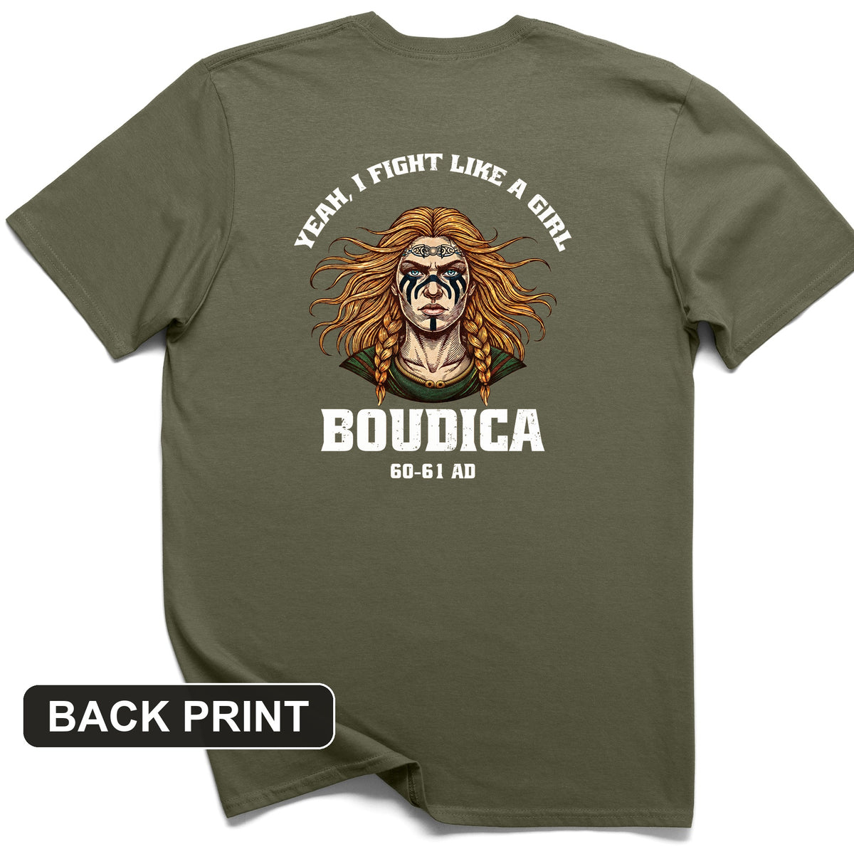 Boudica Back Print T-Shirt
