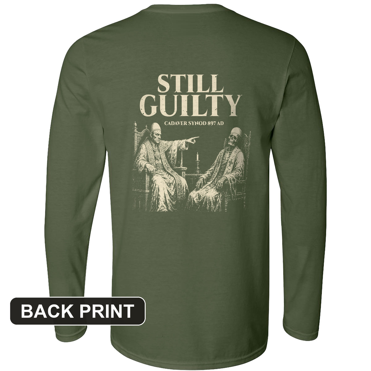 Cadaver Synod Back Print Long Sleeve T-Shirt