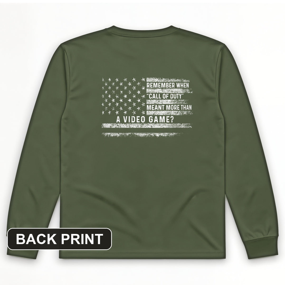 Call of Duty Back Print Long Sleeve T-Shirt