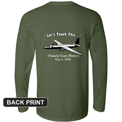 Can't Touch This Back Print Long Sleeve T-Shirt