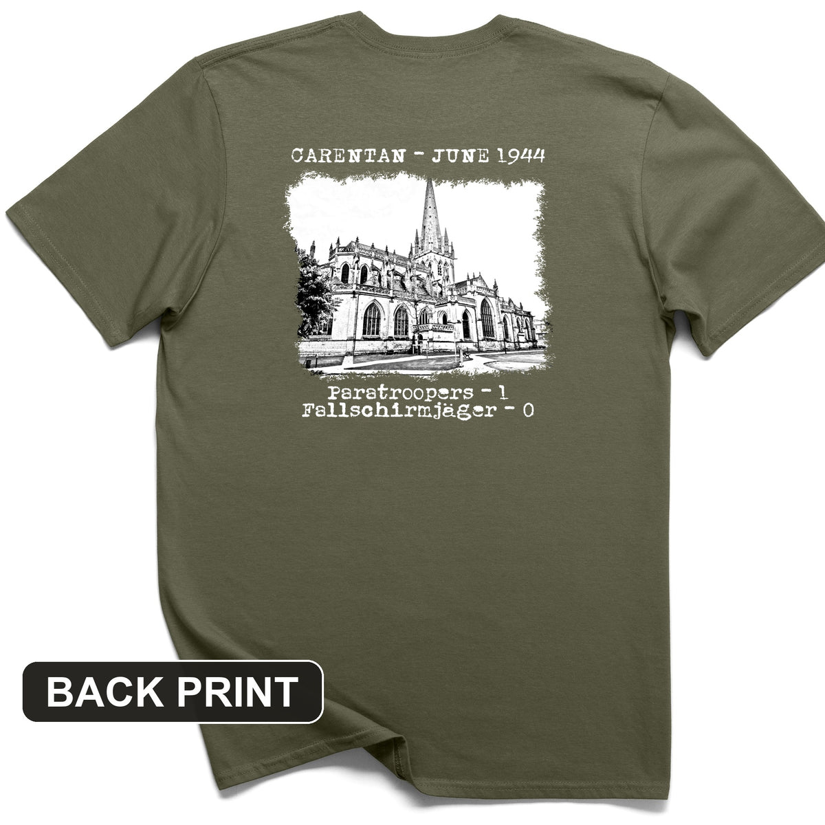 Carentan Back Print T-Shirt