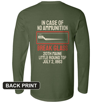 Chamberlain Break Glass Little Round Top Back Print Long Sleeve T-Shirt